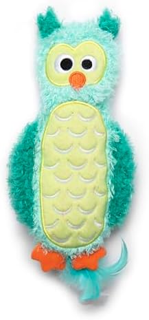 Quirky Kitty Glowing Forest Night Owl Kicker Catnip Cat Toy, Pounce Play