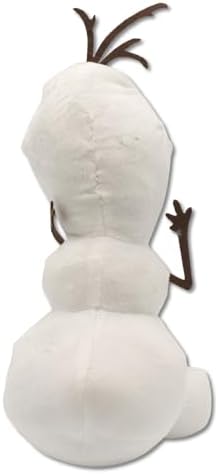 Buckle-Down Disney Dog Toy Frozen Olaf Surprised Sitting Pose Pet Toy Plush
