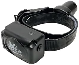 DT SYSTEMS RAPT1450 Upland Beeper Additional Collar Receiver for RAPT1450 Dog Training System, Rechargeable Programmable 12-23" Adjustable Add-On E-Collar - Black