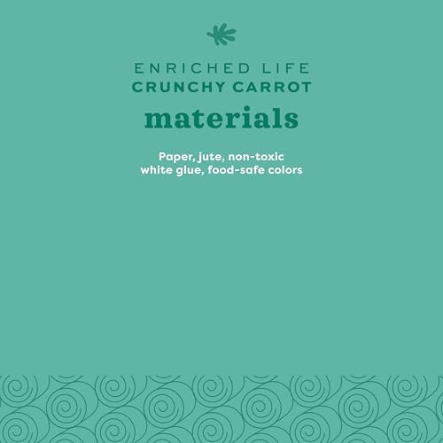 Oxbow Crunchy Carrot, Rabbit & Guinea Pig Toy, Bunny Enrichment Chew Toy