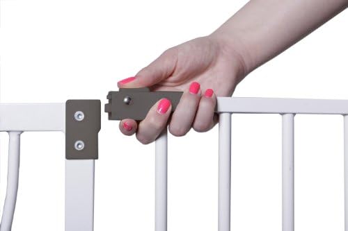 Dreambaby Liberty Extra Tall and Wide Security Gate with Stay Open Feature, White