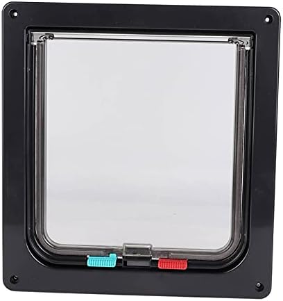 Yoidesu Pet Screen Door 9 x 8 inchs Screen Door Protector Lockable Magnetic SelfClosing Screen for Dogs and Cats up to 28 lb(Black)