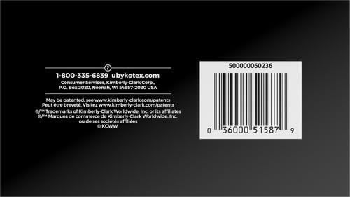 U by Kotex Click Compact Tampons, Super Absorbency, Unscented, 45 Count (Pack of 2)