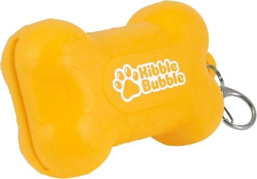 Dog Treat Pouch, Yellow Bone (30747-O) 4.3" x 2.6" (Pack of 5)