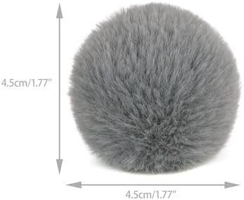 CHIWAVA 24PCS 1.8" Catnip Furry Cat Toys Ball Soft Pom Pom Balls Kitten Toy