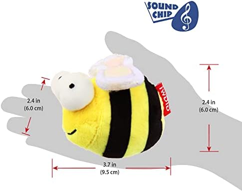 Gigwi Chirpy Bee Sound Toy for Cats, Interactive Squeaking Cat Toys Melody Chaser Play and Squeak Kitten Toy for Boredom