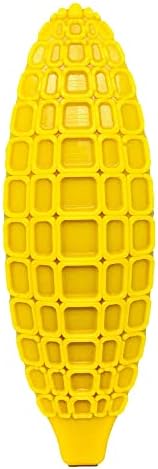 SodaPup Corn on The Cob – Durable Dog Chew Toy Made in USA from Non-Toxic, Pet Safe, Food Safe Nylon Material for Mental Stimulation, Clean Teeth, Fresh Breath, Problem Chewing, Calming Nerves & More