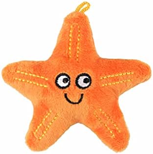 Bow Wow - Pet Beach Bucket 4PC Plush Dog Toy Set with Squeaker | Hide & Seek Interactive Puppy Toys for Small to Medium Dogs | Soft Chew Toys for Indoor Play | Durable Plush | All Life Stages