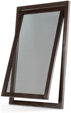 PetSafe Screen Door for Dogs & Cats, Up to 100 lb, Large | For Screen Doors or Porch Screens, Puncture-Resistant Mesh, Sliding Wind-Lock, Quick DIY Snap-in Install