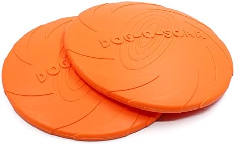 2 Pack Dog Flying Discs for Medium Large Breeds