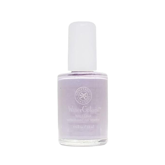 Honeybee Gardens Water-Based Nail Enamel, Wisteria, Matte Opaque Light Pastel Purple, Eco-Friendly, Odorless & Vibrant Polish, 0.5 fl oz