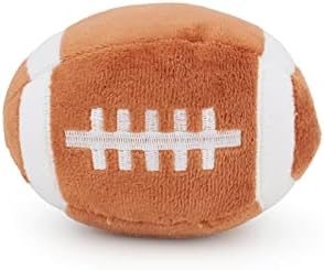 Dog Toys Balls - Chewable Plush Rugby for Dogs, Soft Pet Ball