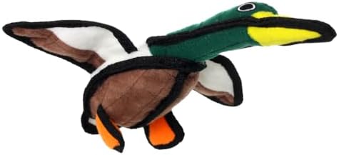 TUFFY®5 Pack Jr Duck, Microfiber Duck, Triceratops, Toucan & Piggy Dog Toys