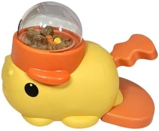 Dog Treats Dispenser Toy Fish Design Press Food Feeders Encourages Exercise and Reduces Boredom for Pet Cats Mental Pet Treats Feeders