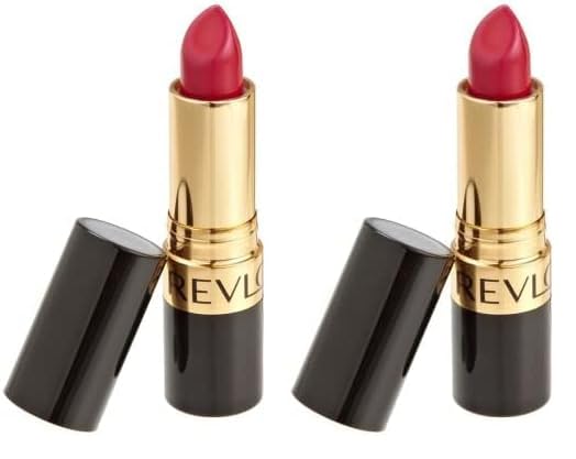REVLON Super Lustrous Lipstick, Creamy Formula For Soft, Fuller-Looking Lips, Moisturized Feel, 657 Fuchsia Fusion, 0.15 oz (Pack of 2)