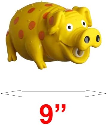 Multipet Latex Grunting Toy Bundle Color:Goblet Pig and Hippo