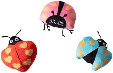 Fringe Studio Plush Dog Toy, Buggy for You, Small 3 Piece Set, Pet Shop Collection (662028)