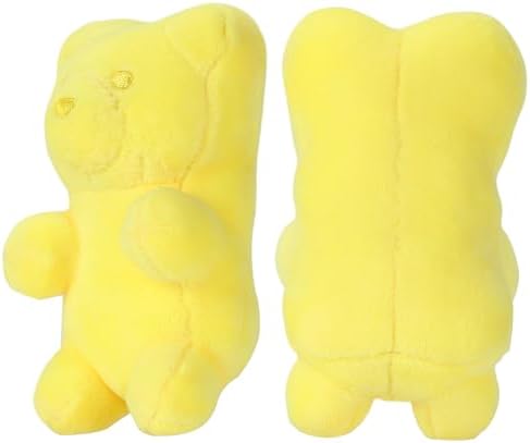 Gummy Bear – Luxurious Parody Plush Dog Toy with Squeaker, Premium Fabric, Embroidered Details, Designer-Inspired Chew Toy, Fun Gift for Small Dogs & Dog Lovers