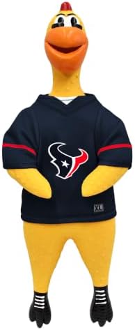 Littlearth NFL Team Rubber Chicken Pet Toy - Officially Licensed Teams