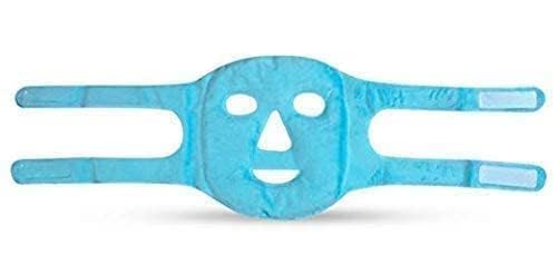 Facial Mask Get Rid of Puffy Eyes Migraine Relief, Sleeping, Travel Therapeutic Hot Cold Compress Pack Gel Beads, Spa Therapy Wrap for Sinus Face Puffiness Headaches Gel Mask