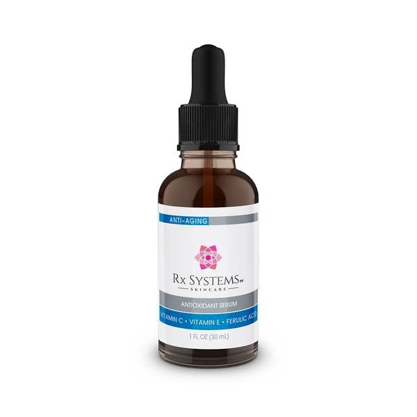 Antioxidant Serum C - 20% Vitamin C Face Serum for Glowing Skin, Anti-Aging, UV Protection - Brightens Skin, Helps Blemishes - RX Systems PF