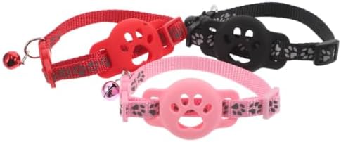 Reflective 3pcs Cat for Puppy and Collar Holder Tracker