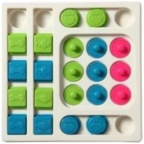 Pet Puzzle Treat-Dispensing Toy for Dogs and Cats Interactive Foraging Toys with Treat-Hiding Compartments(Style 3)