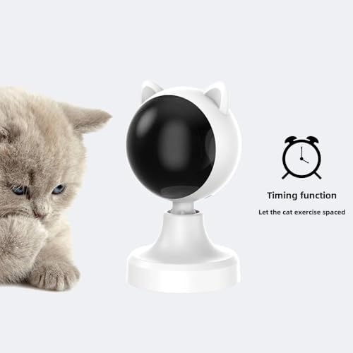 Smart Interactive Cat Toy – USB Rechargeable Motion-Activated Teaser in Box, Indoor Play for Active Cats, Hands-Free Entertainment