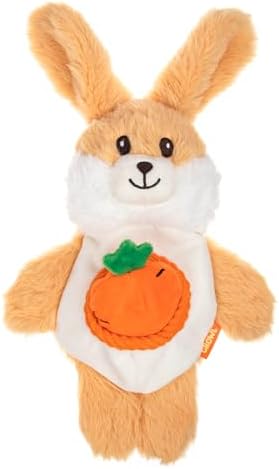 Snackerz Plush Dog Toy - Ruff Guard Technology - Large Squeaker & Hidden Fruit with Squeaker for Burrowing Fun and Interactive Play - Squeaky Dog Toys Suitable for All Breeds