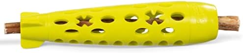 Messy Mutts Totally Pooched Stuff n Chew Rocket Stick, 10 Inch, Green