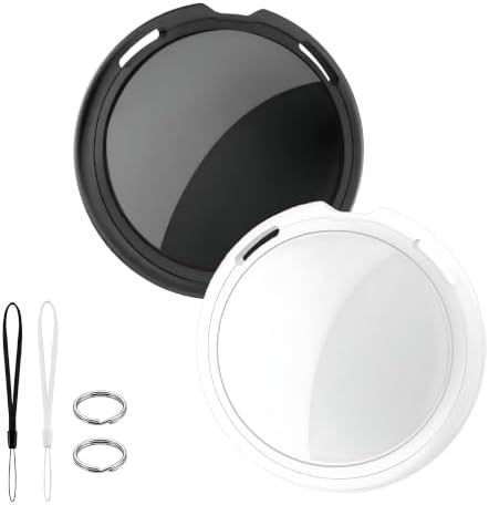 2 Pack Tracker Tags Item Finders for Apple Find My [MFi Certified] iOS Only | Waterproof Bluetooth Key Locator Replaceable Battery Worldwide Tracking Devices for Keys Wallets Bags Luggage Pets Dogs Cats
