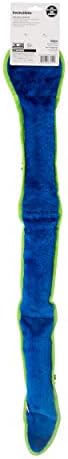 Outward Hound Durablez X-Large Nubby Snake Stuffing-Free Squeaky Plush Dog Toy for Puppies & Dogs - Interactive, Soft Yet Tough, No Mess, Jumbo Squeaker, Long-Lasting Play, 39 inch, Orange