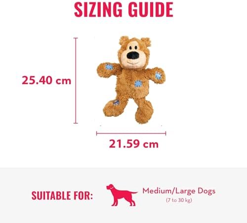 Kong Wild Knots Bear, Knotted Rope Plush Toy, for Medium/Large Dogs