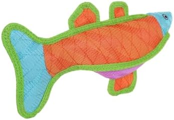 Tuffy® - DuraForce® : 2 Pack Fish Dog Toy: Ultra Durable Plush Toy with Multiple Layers & Reinforced Seams, Washable and Floats, DuraForce® Construction