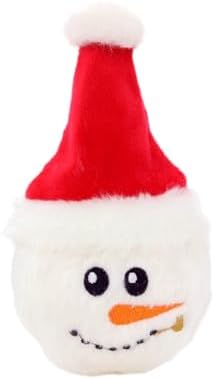 MIGHTY Tuffy Small Snow Ball: Ultra Durable Plush Dog Toy