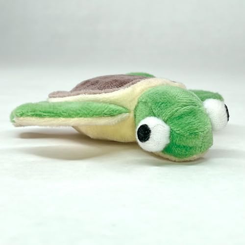 Glory To Dog TinyToy Plush Green Turtle Very Small Dog Toy for Small Breeds