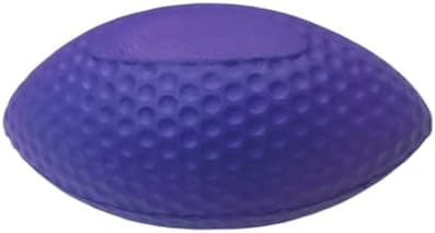 EVA bite-Resistant pet Football Dog Interactive Teething Toy can be Thrown and Bitten Training Ball Elastic and Light Human pet Throwing Ball (Purple)