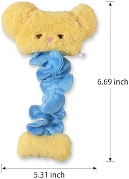 2-Pack Dog Snuffle Toy Bundle - Cute Hedgehog Plush & Curly Fleece Nosework Mat Set - Interactive Enrichment Squeaky Toys (Hedgehog Plush & Curly Fleece Mat)