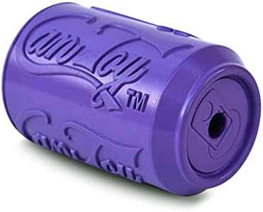 Soda Pup Dog Chew Toy and Treat Dispenser - Enrichment Dog Toys - Treat Dispensing Dog Toys - Dog Puzzle Toys - Dog Treat Toy - Grape Crush - Medium