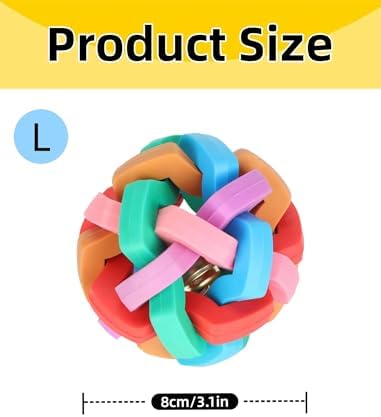 GLOGLOW Rubber Dog Toy Ball, Small Dogs