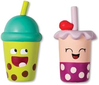 Fringe Studio Dog Toy Set, Best-Teas, 2Pc Mini, Latex, Pet Shop Collection (368012)