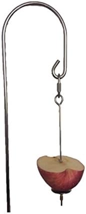 Honbay 2pcs Parrot Bird Rabbit Hutch Cage Fruit Vegetable Holder Skewer Foraging Toy Animal Treating Tool (S)