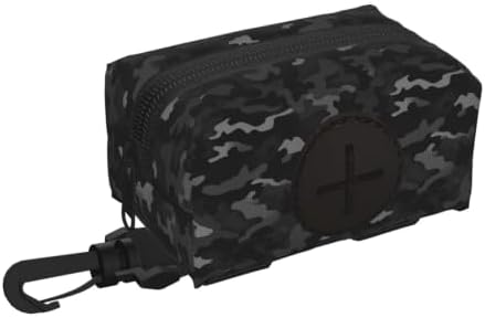 Pet Waste Bag Dispenser Dog Poop Bag Holder-Black Camo