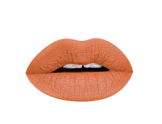 Aromi Matte Liquid Lipstick | Nutmeg, Orange Lip Color, Squash Shade, Long-Lasting, Waterproof (Burnt Pumpkin)