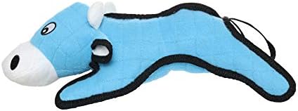 TUFFY® 5 Pack Fish Rabbit Phrog Cow Lobster Ultra Durable Plush Dog Toys