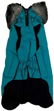 Dog Gone Smart Hemlock Puffy Dog Jacket, Sea Green, 12"