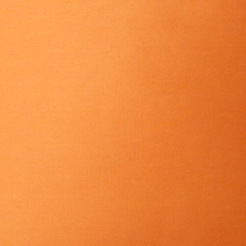 Thmyo 4-Pack 100% Cotton Comfortable Solid Decorative Throw Pillow Case Square Cushion Cover Pillowcase Sublimation Blank Halloween DIY Throw Pillow Covers for Sofa Bed(16x16 inch/40x40cm,Fall Orange)