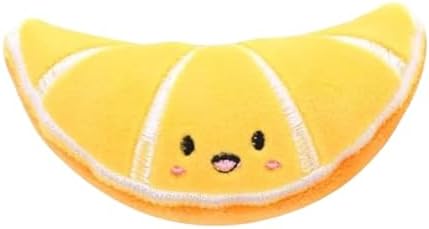 Orange Soft Fruit Series Catnips Cat Toy Interactive Gifts Fish Catnip Toys Doll Simulation Fruit Toy Catnip Toys for Pet