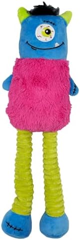 Huxley & Kent Funny Dog Toy w/Squeaker – Halloween Power Plush Squeaky Dog Toys for Small, Medium, Large Dogs – Soft Stuffed Animal for Indoor Play & Fetch - Lankies Gizmo Monster, One Size