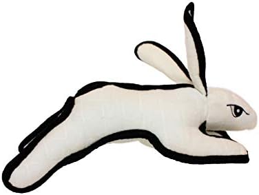 TUFFY® : 2 Pack Rabbit Dog Toy: Ultra Durable Plush Toy with Multiple Layers & Reinforced Seams, Washable and Floats, Original Construction